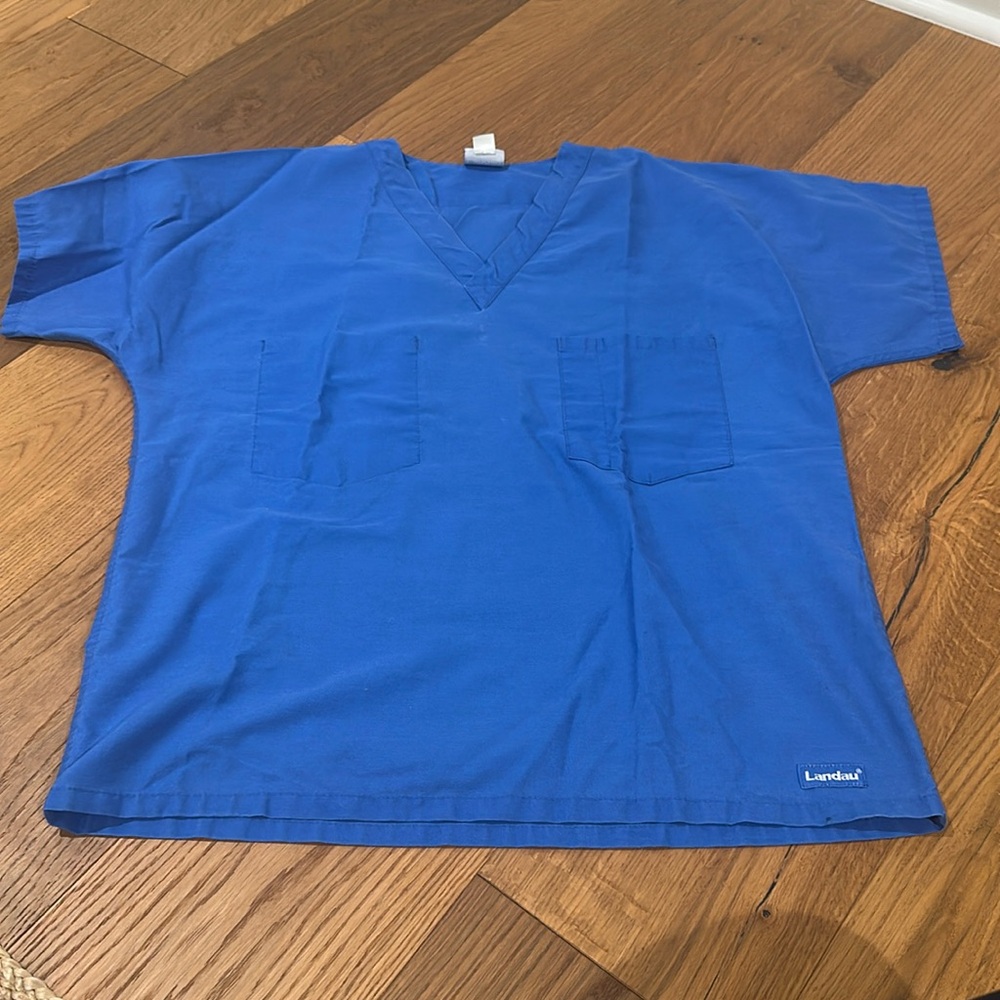 Landau. Royal Blue. Scrub Top. Medium. Good condition